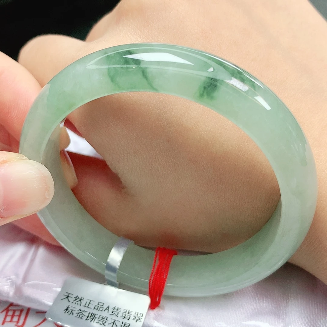 【闪购商品】未镶嵌手镯翡翠指*缅甸天然a货翡翠