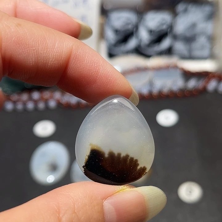 玛瑙/玉髓未镶嵌吊坠(不含链)