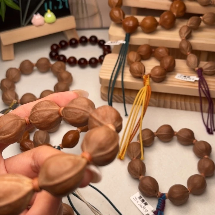 金***桥橄榄核手串/手链梅林铁核梅林铁核