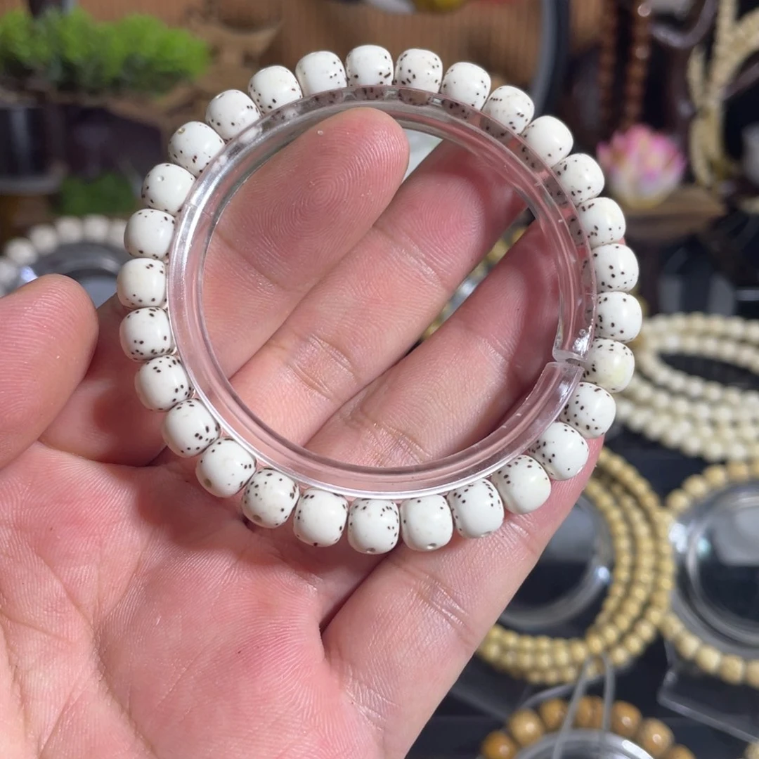 星月菩提吊坠原生态8×7单圈 原白料