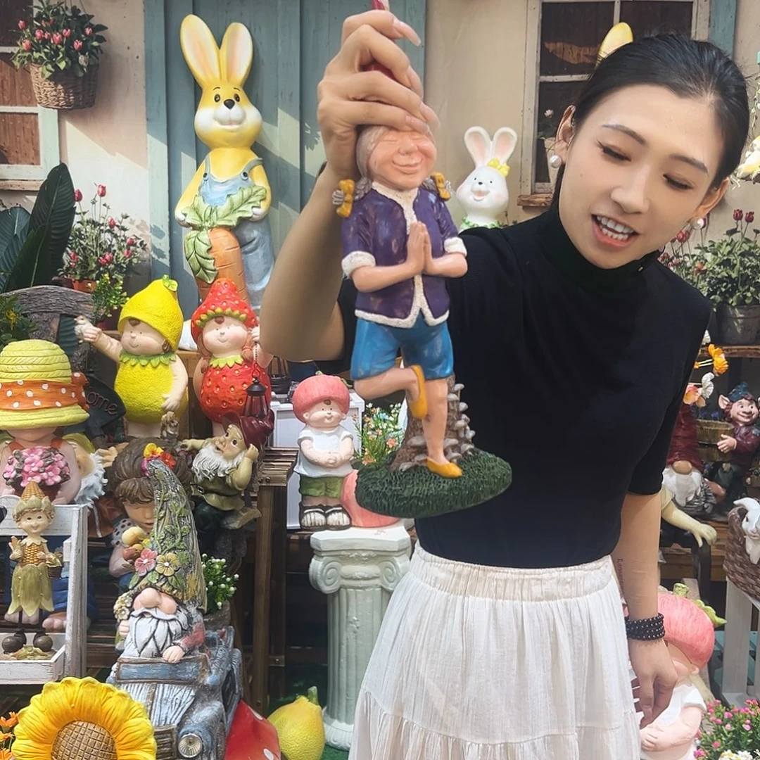 花园摆件红红火火