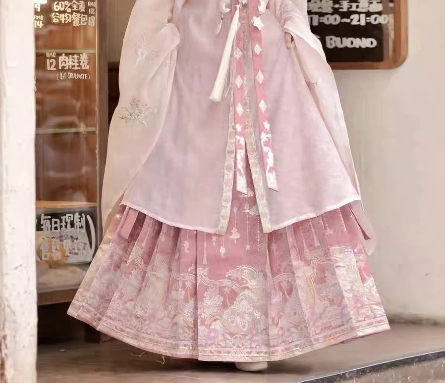 小熊 织金妆花春夏款 马面裙汉服显瘦套装