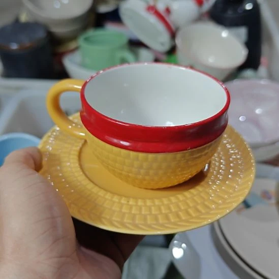 瓷片陶瓷餐具杯碗盘微瑕介意慎拍满15.9元包邮