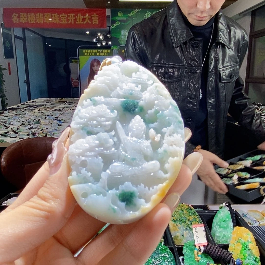 颈饰未镶嵌翡翠翡翠