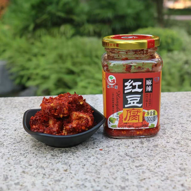 满2包邮高县沙河麻辣豆腐乳红方豆腐年货下饭菜四川宜宾特产300g