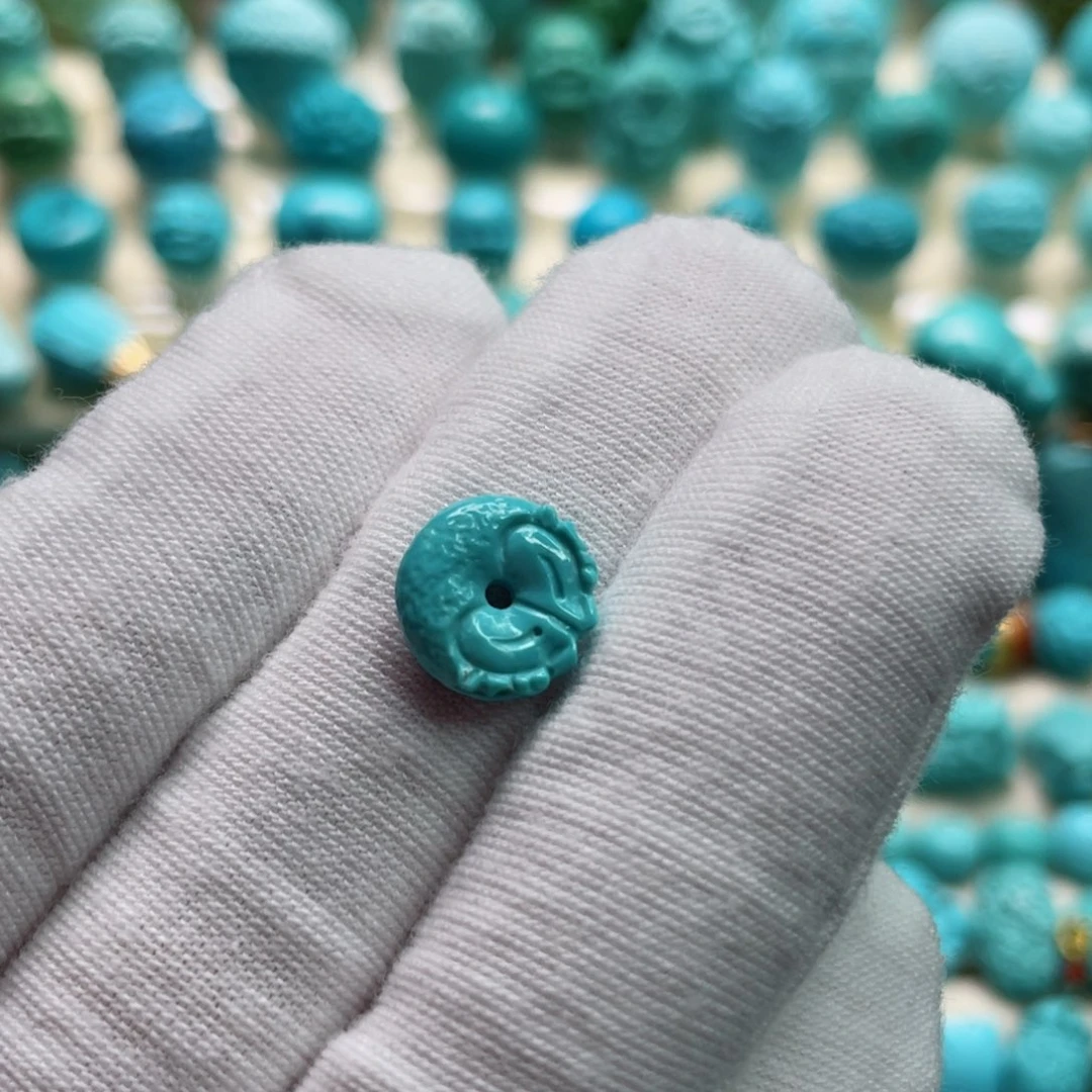 绿松石珠宝奇石未镶嵌发***子