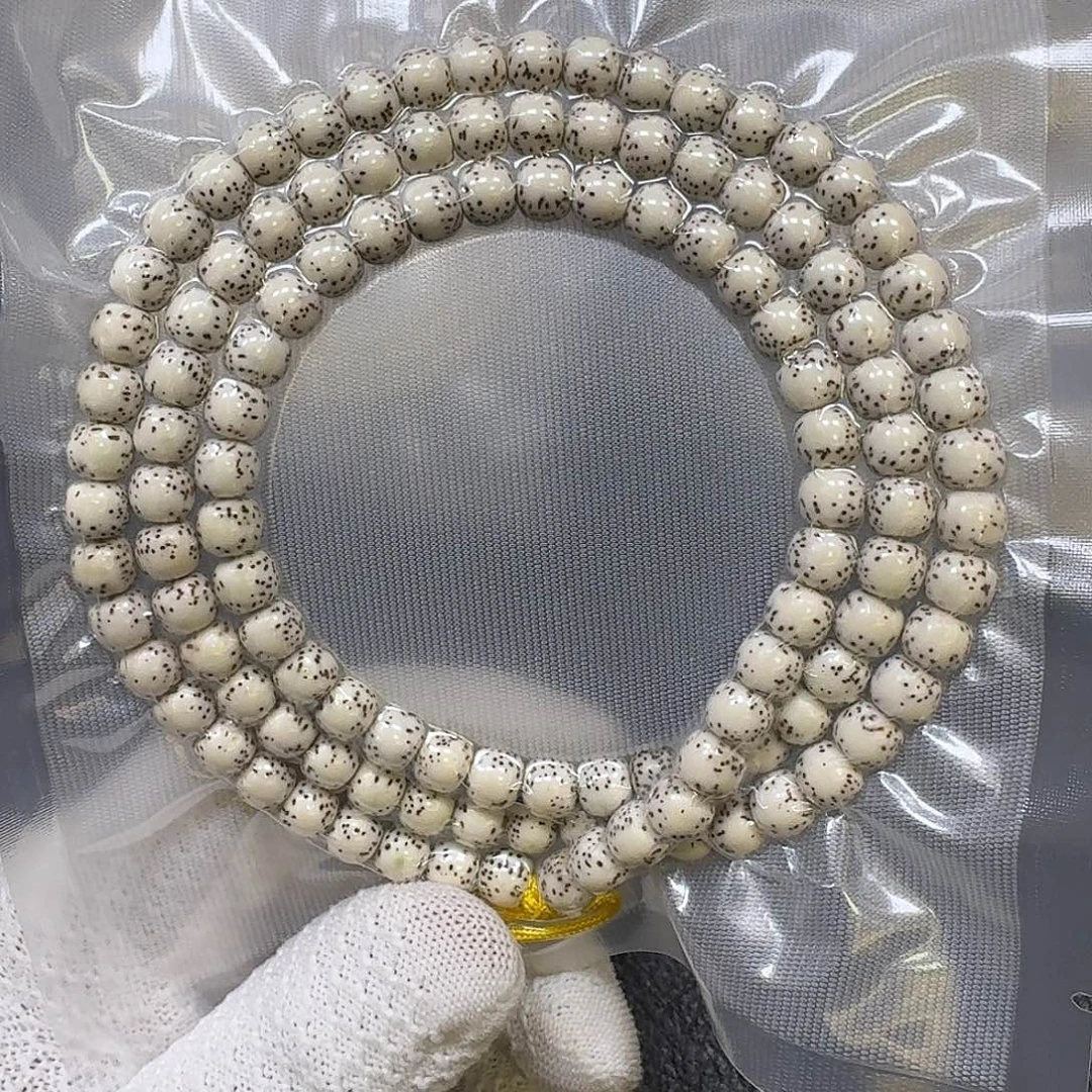 星月菩提手串8*7原生态大留白手串