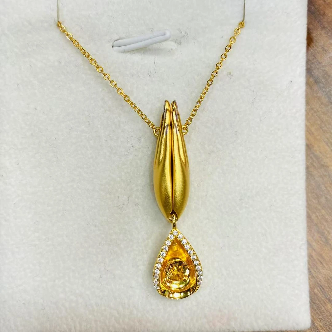 吊坠925银 杨教授珠宝 双手合十ZZZ