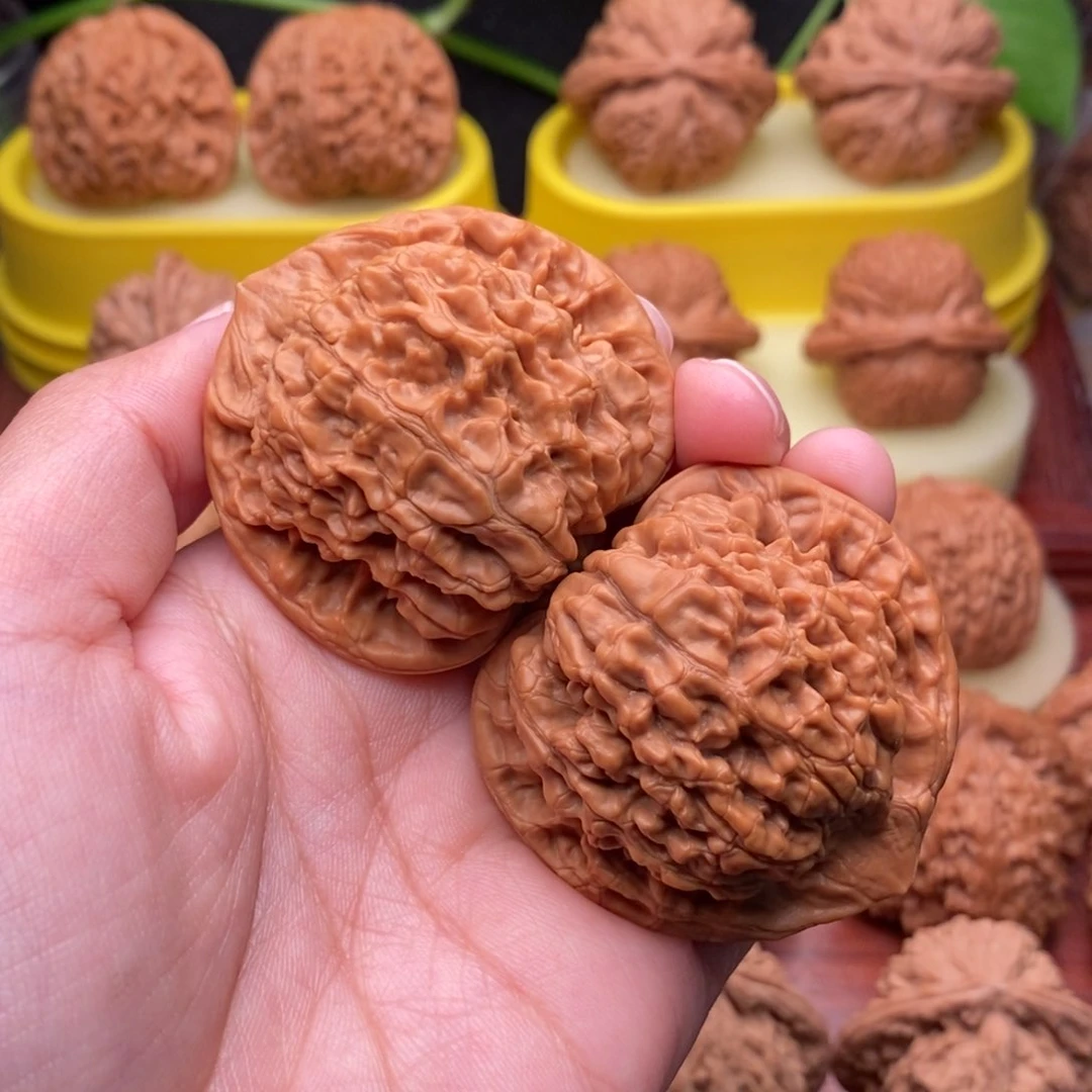 把件文玩核桃46“精品”大官帽“大漏”