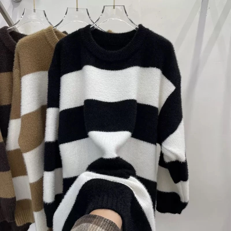 7791-CQ新款条纹针织毛衣（80-135）