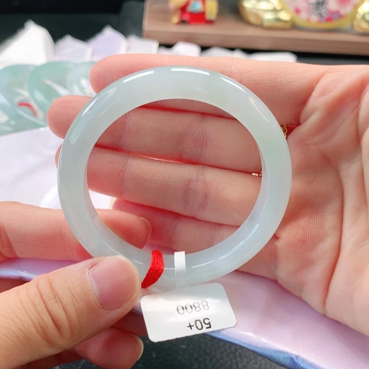 翡翠未镶嵌手镯缅甸A货翡翠手镯
