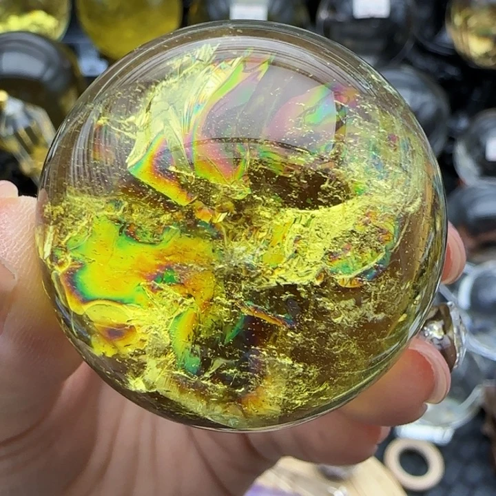 天然水晶球U6未镶嵌水晶天然4.25公分