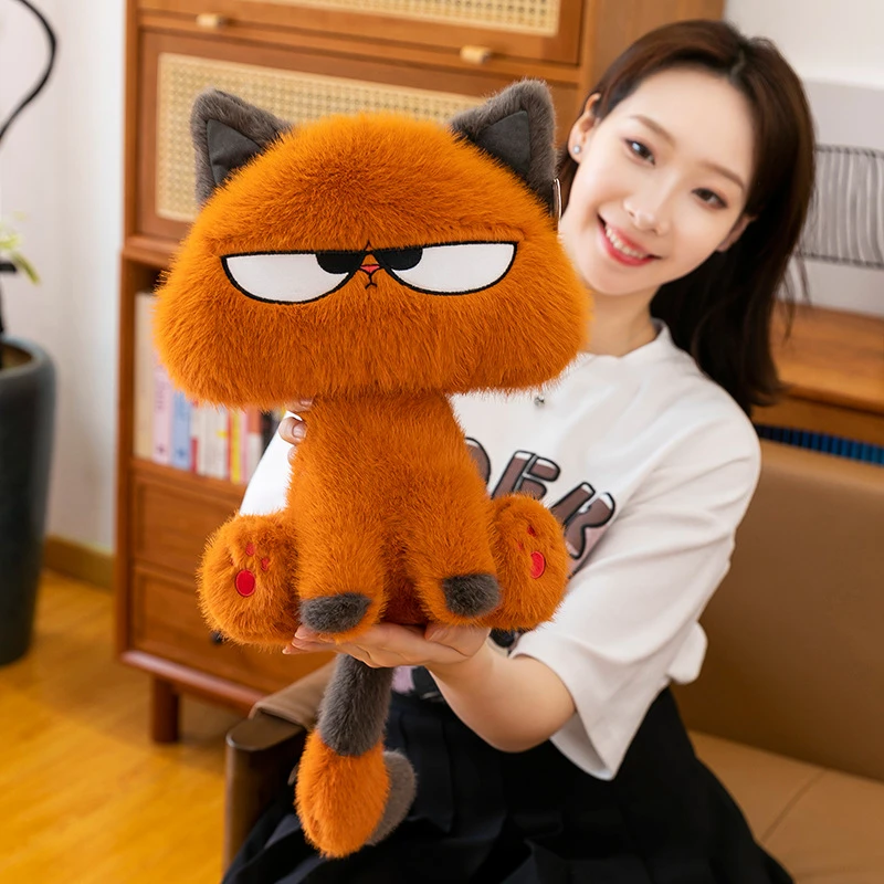 金雕绒拽拽猫公仔萌宠猫咪抱枕室内摆件送女生礼物玩偶活动礼品