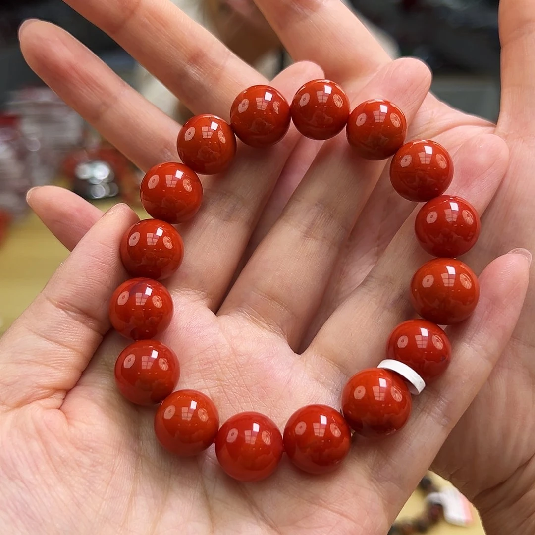 南红玛瑙瓦西手串13mm多样性发一未镶嵌