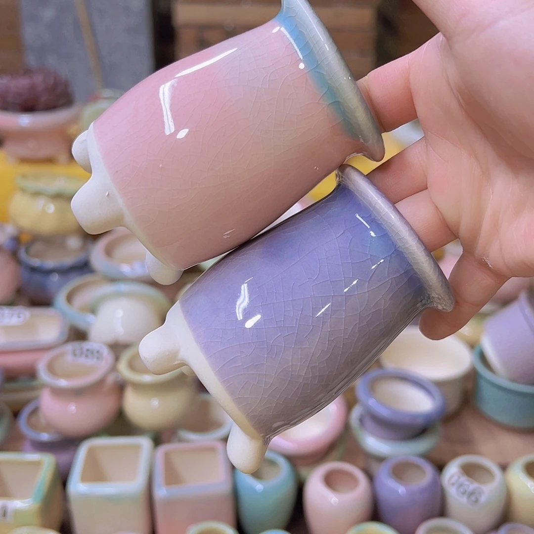 红陶陶瓷花盆当场满12包邮