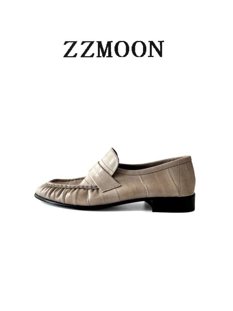 【高光时刻】口碑款row风经典高端舒适进口鳗鱼时尚百搭极简乐福鞋