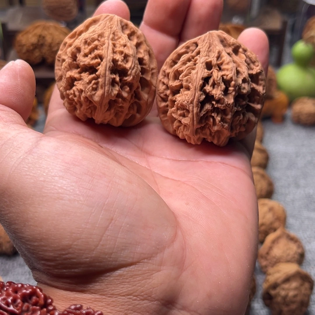 文玩核桃把件大粗筋