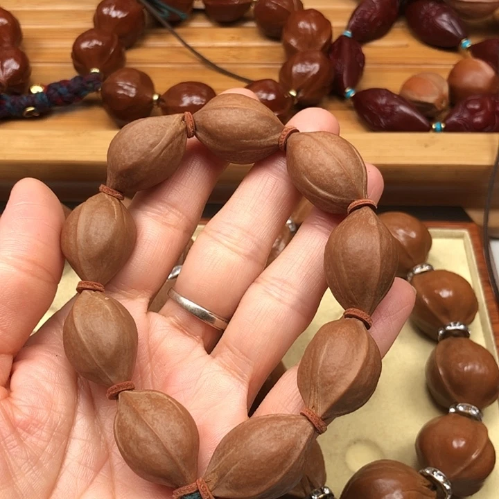 充***电橄榄核手串梅林铁核16 X25去霜不退不换