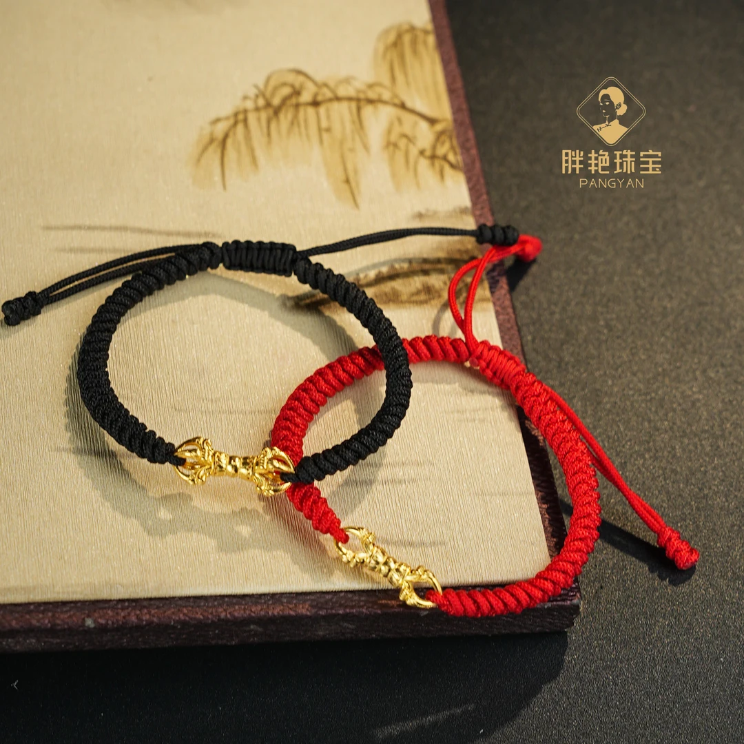 L*【以安】18k金刚杵手绳@FMK7100708@