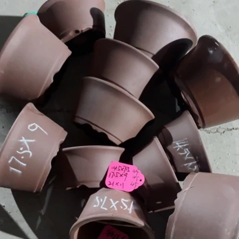 紫砂花盆    100-12。