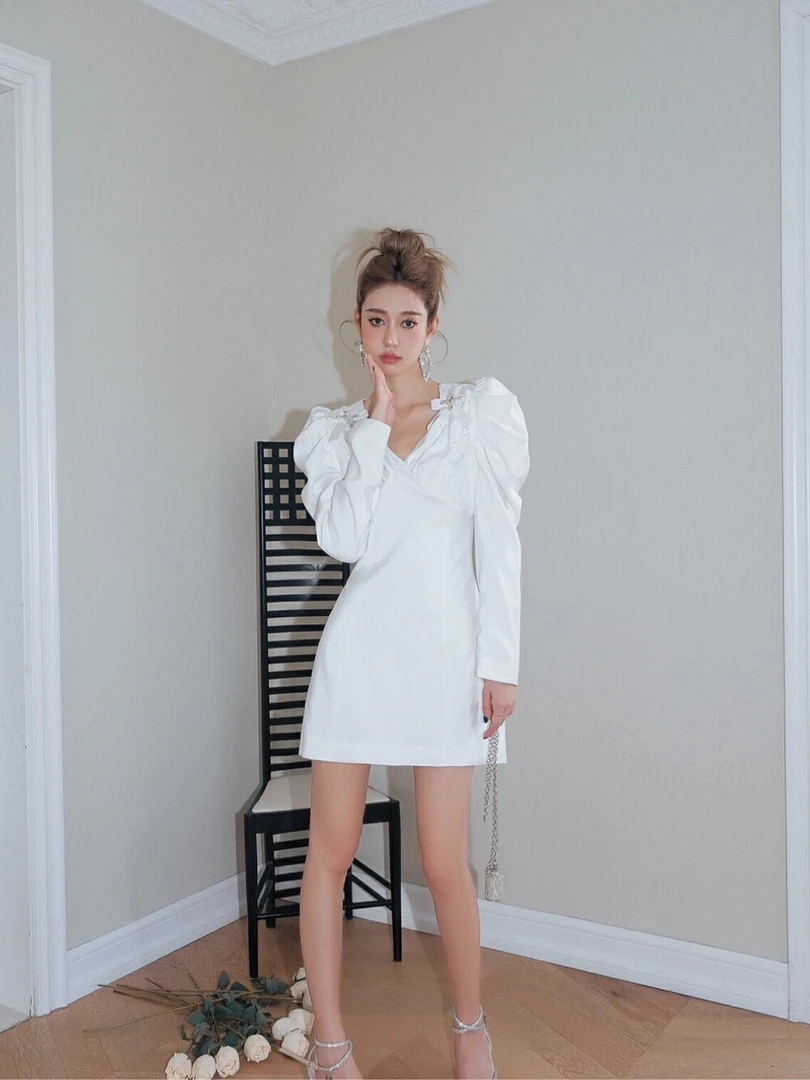 【大希希 孤品】2025年夏季设计师定制时尚气质连衣裙