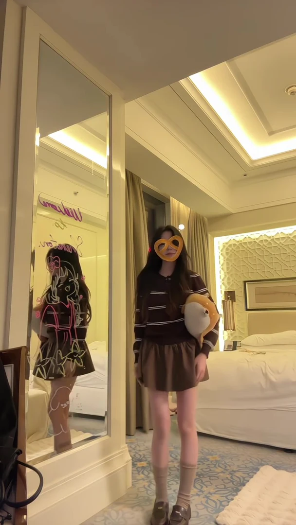 【拿铁不语】INS风慵懒韩系休闲针织上衣减龄显瘦百褶半身裙套装