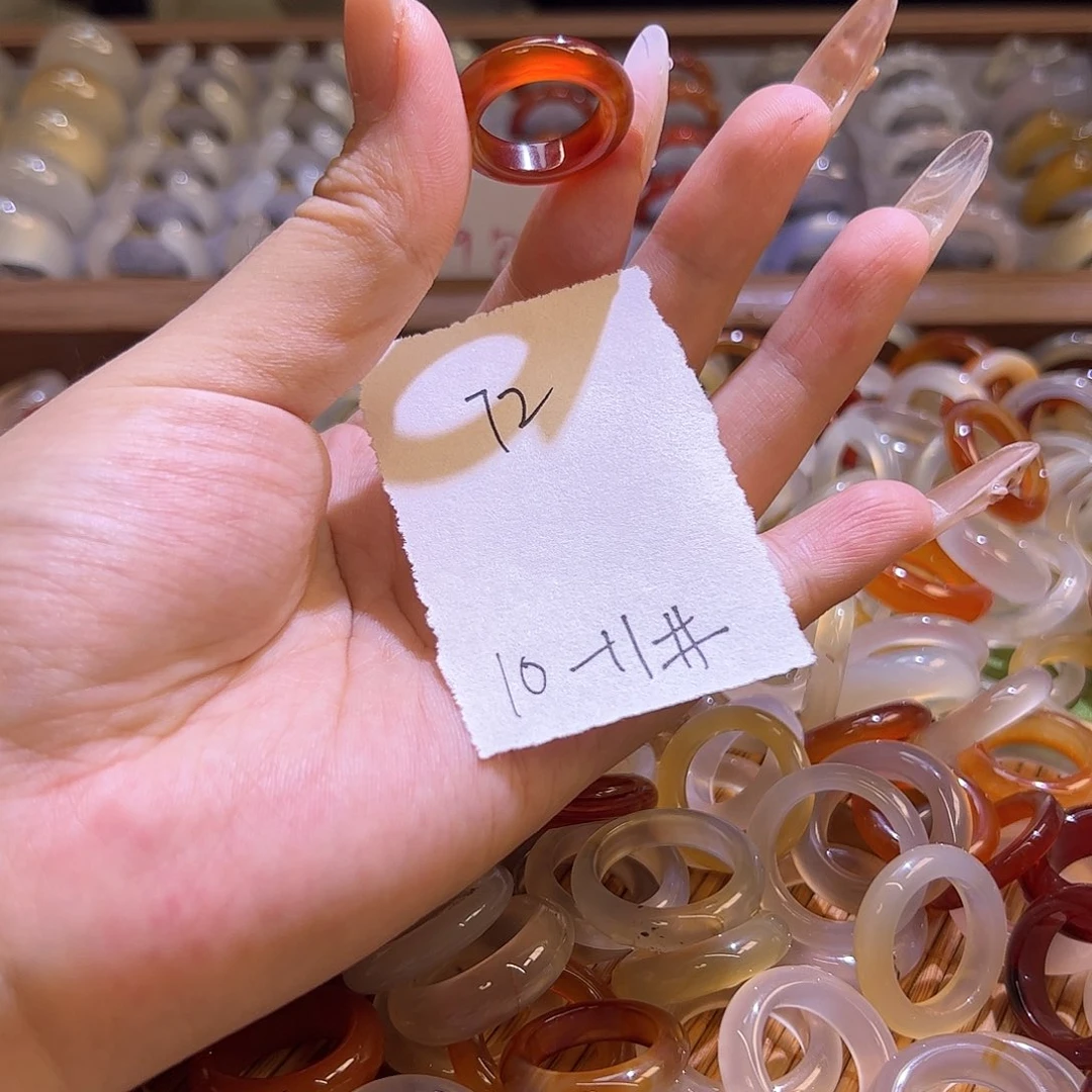 未镶嵌戒指玛瑙/玉髓
