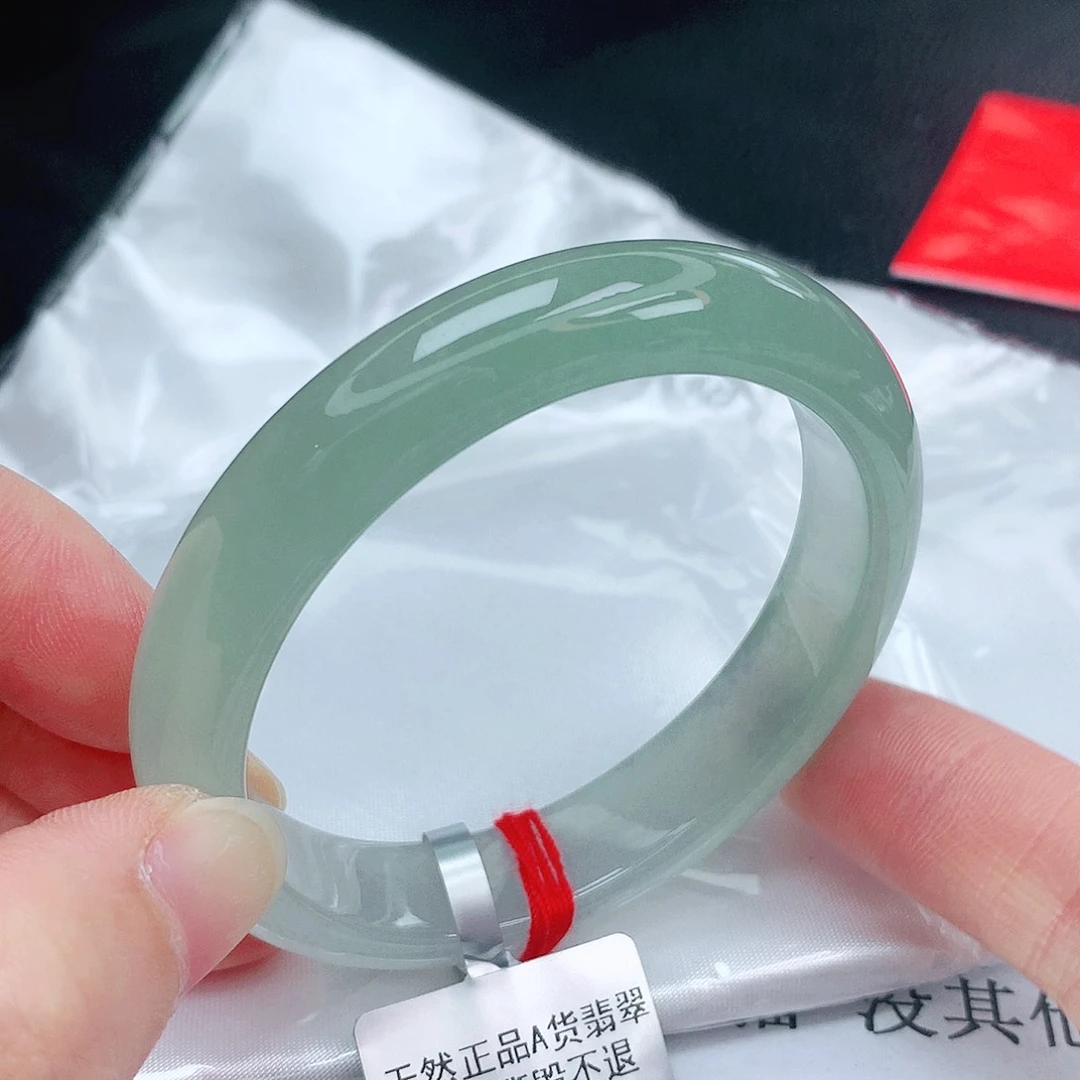 【闪购商品】未镶嵌手镯翡翠缅甸天然a货翡翠53+贵