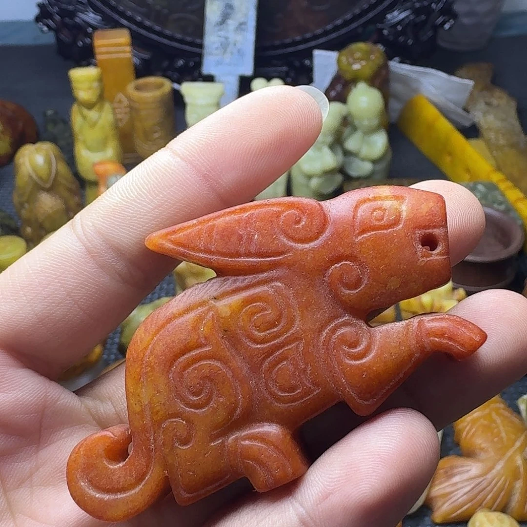 白玉菩提吊坠。。。