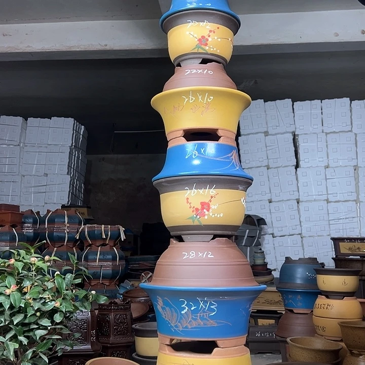 紫砂花盆紫砂花盆