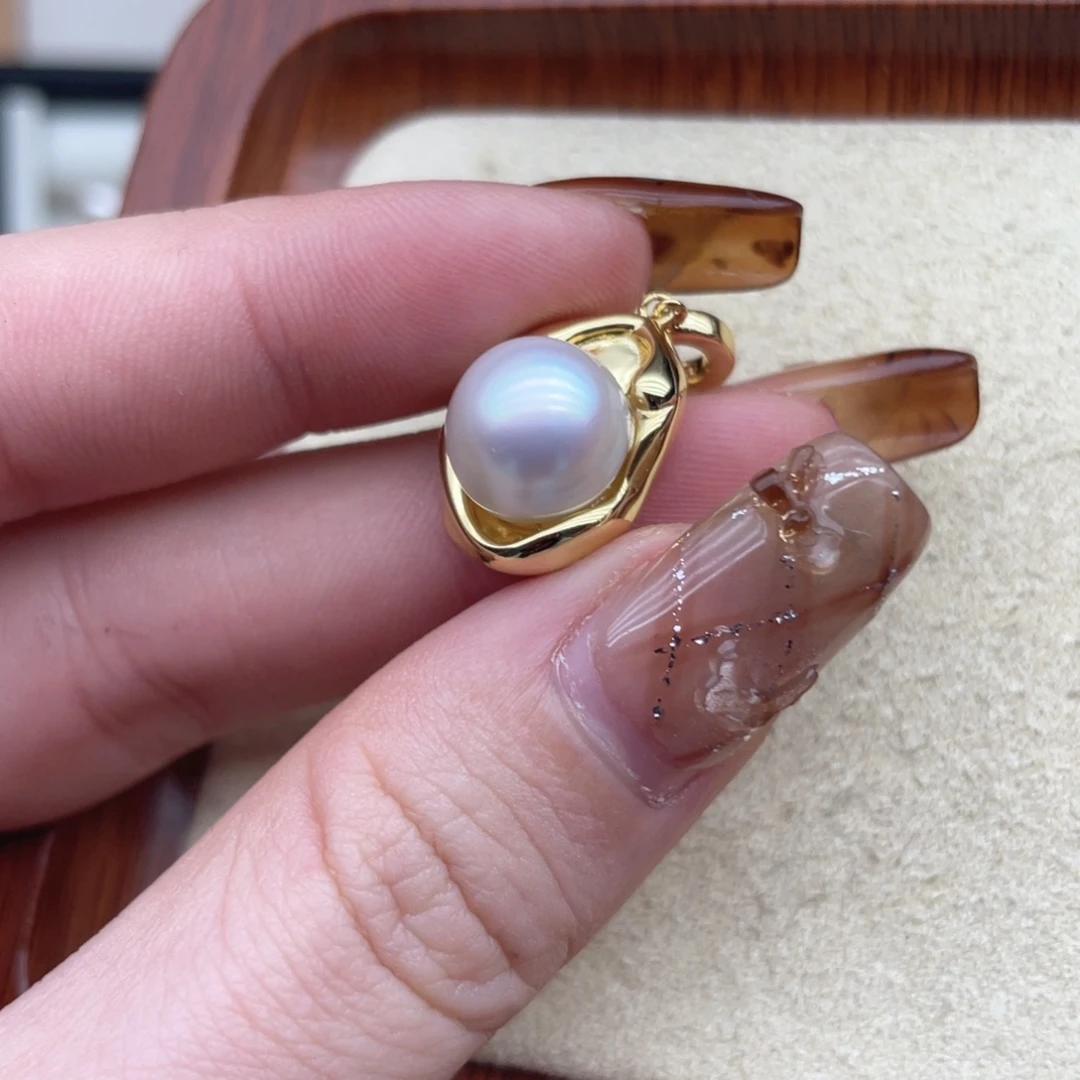 银S925镶嵌颈饰海水珍珠S53