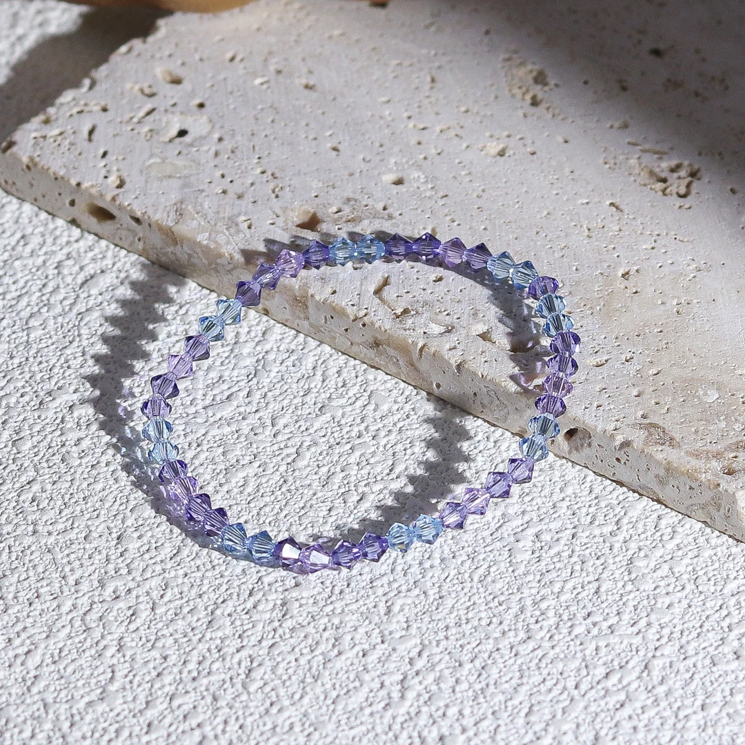 非金属仿水晶手链 施家手链 A1194 多样性发一 颜色微差