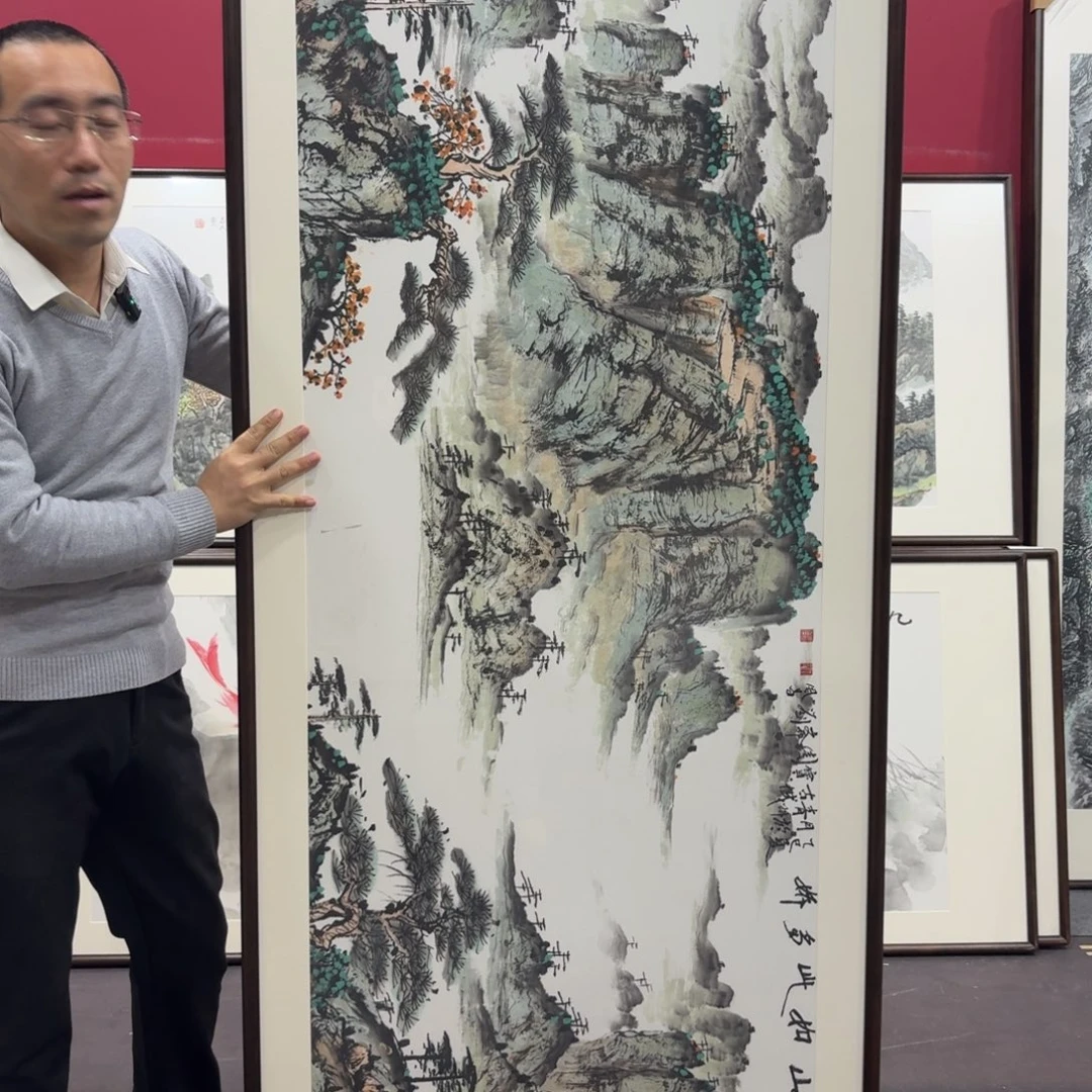 国画手绘作品210/80