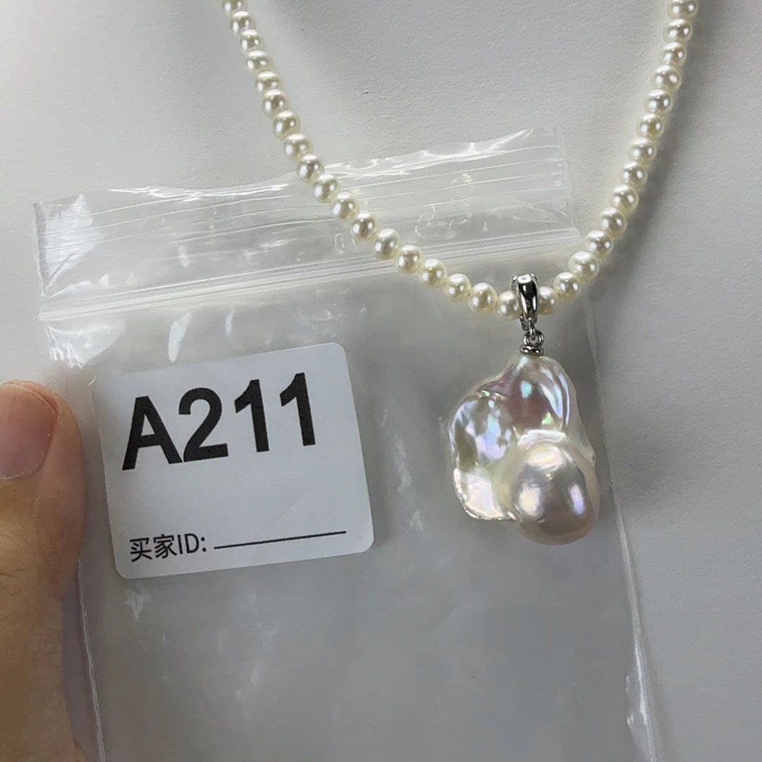 吊坠(不含链)合金淡水珍珠