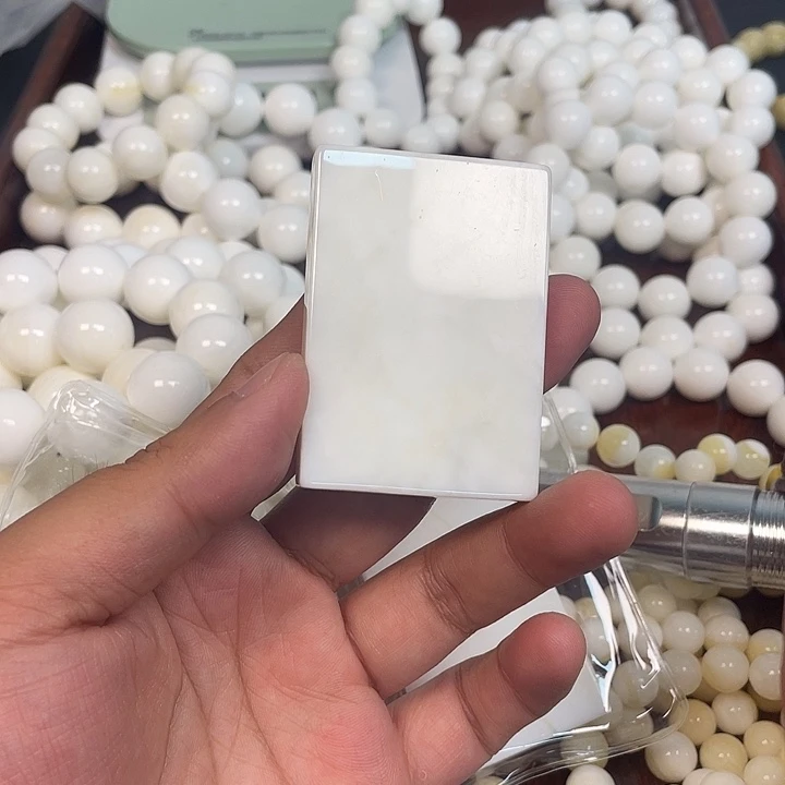 白玉菩提吊坠白牌子9999999999