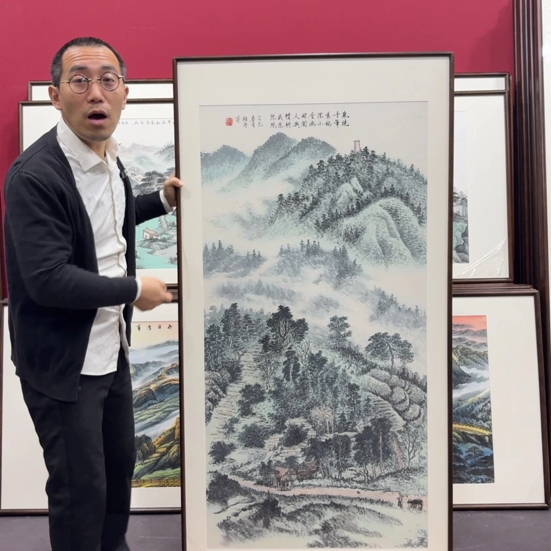 国画手绘作品160/80