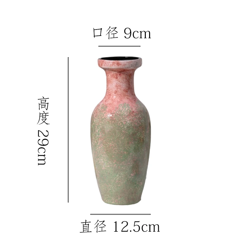 【绿脂凝春-观音大号瓶】无孔水培桌面陶瓷花瓶干花鲜花客厅