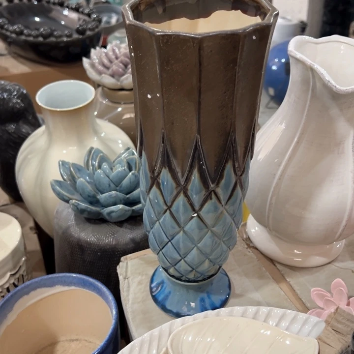 陶瓷花瓶摆件外贸出口微瑕捡漏