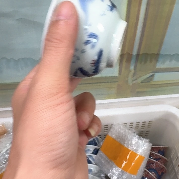 杯万里江山大压手杯