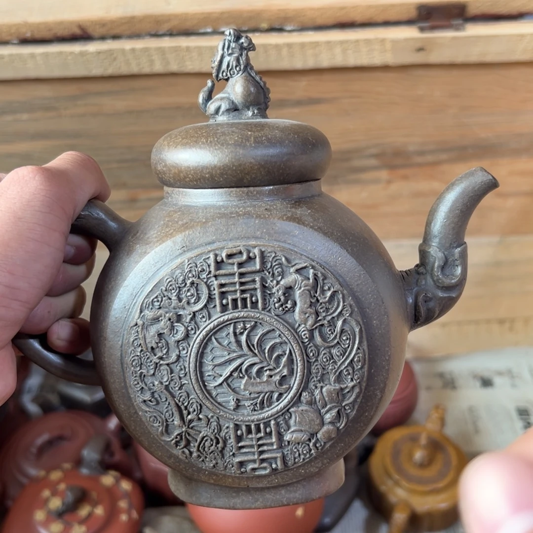 紫砂茶壶老厂紫砂壶一件！
