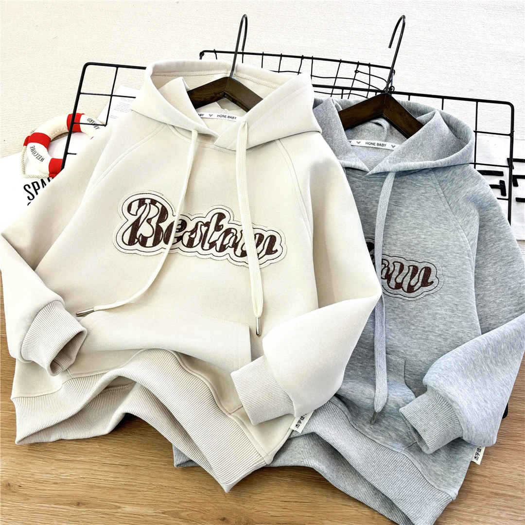 外套卫衣上衣连帽宽松加绒韩版秋冬外套卫衣上衣连帽宽松加绒韩版