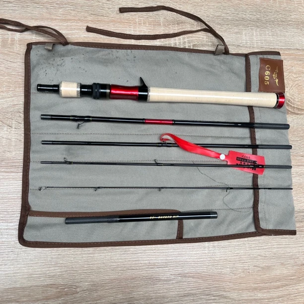 1977-99# 弹道C605L-M-XF枪柄路亚竿（有袋）