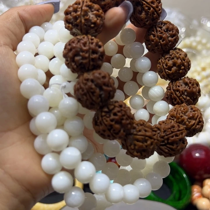 核桃手串/手链1.0/108高冰透微瑕