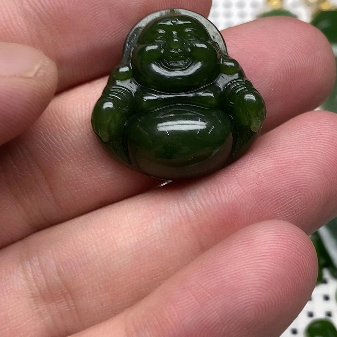 玉***伴和田玉（碧玉）未镶嵌吊坠(不含链)
