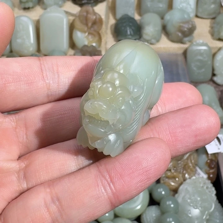 和田玉吊坠(不含链)未镶嵌