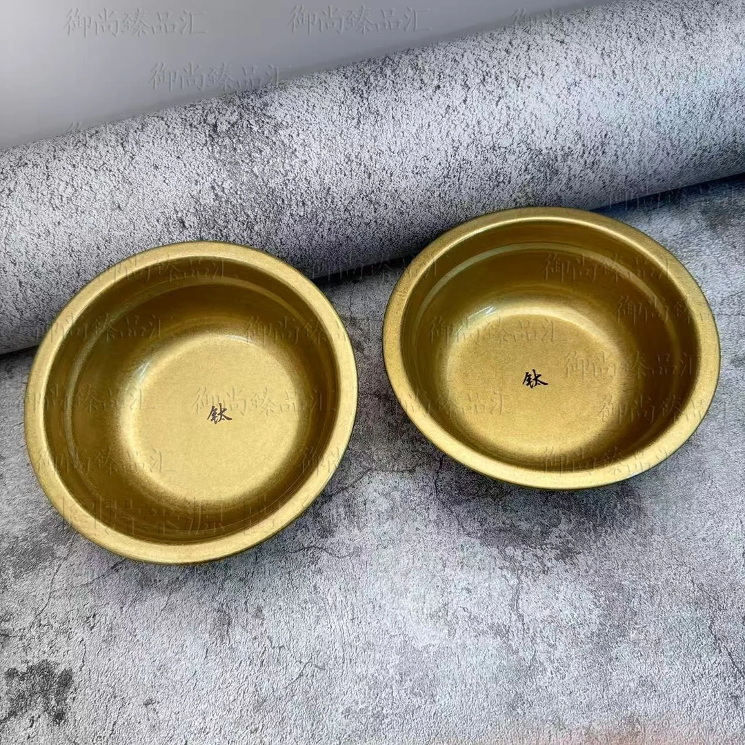 钛材质水果碗菜盆加厚饭碗食品级不生锈汤碗一体成型