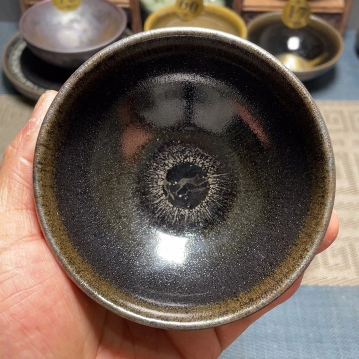 【闪购商品】茶盏柴烧建盏主人杯