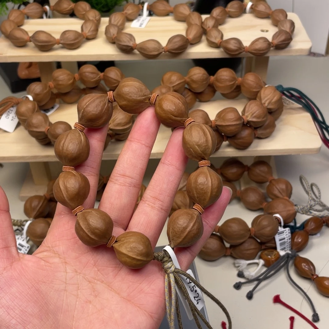收***藏橄榄核手串/手链19.5*24梅林铁核