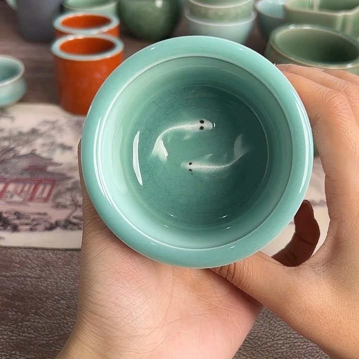小米茶器龙泉青瓷