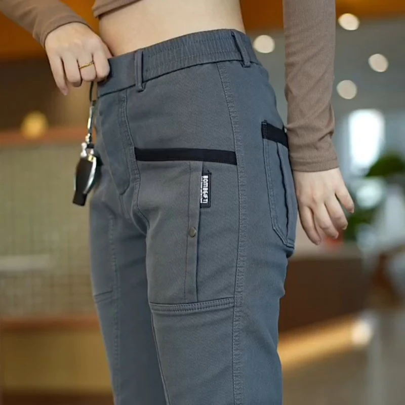 秋冬爆款四兜加绒休闲裤长裤宽松直筒百搭潮流时尚男士秋冬款裤子